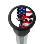 USA Skull Lacrosse End Cap
